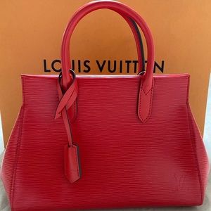 Louis Vuitton Marly BB Bag in RED EPI LEATHER
